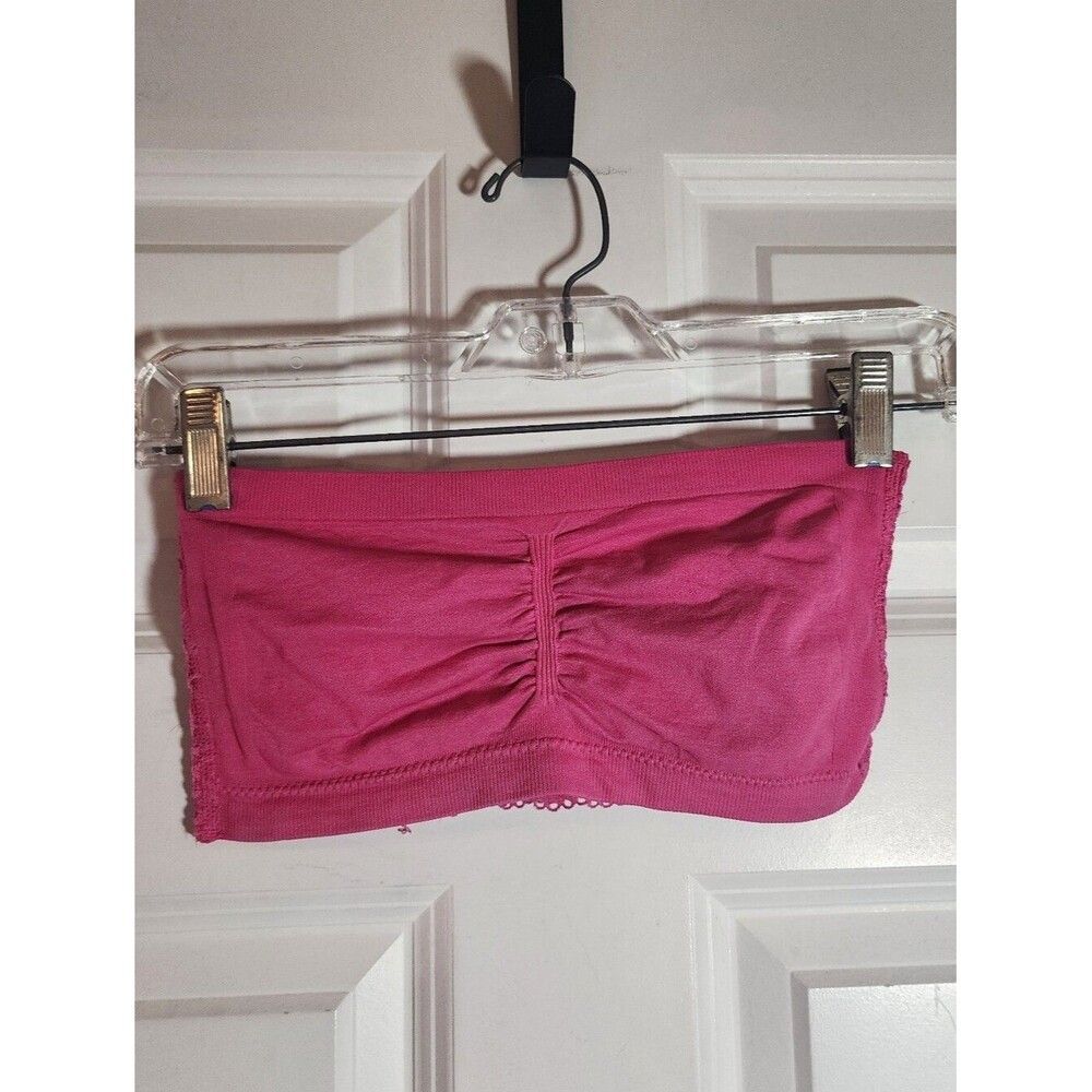 Coobie Pink Lace Back Bandeau Unpadded One Size- Fits small
